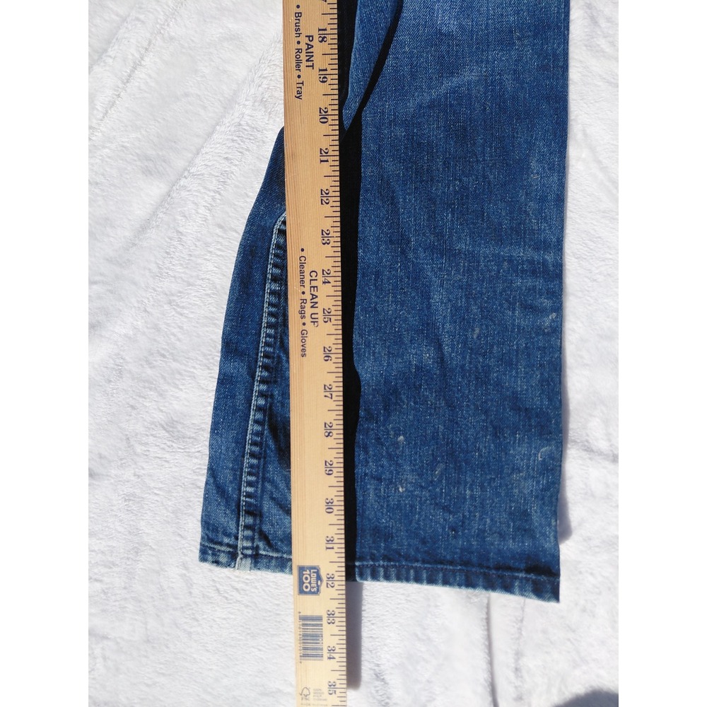 Juicy Couture Womens Bootcut Jeans Medium Wash Blue Denim Low Rise Size 30x32 - Picture 7 of 8